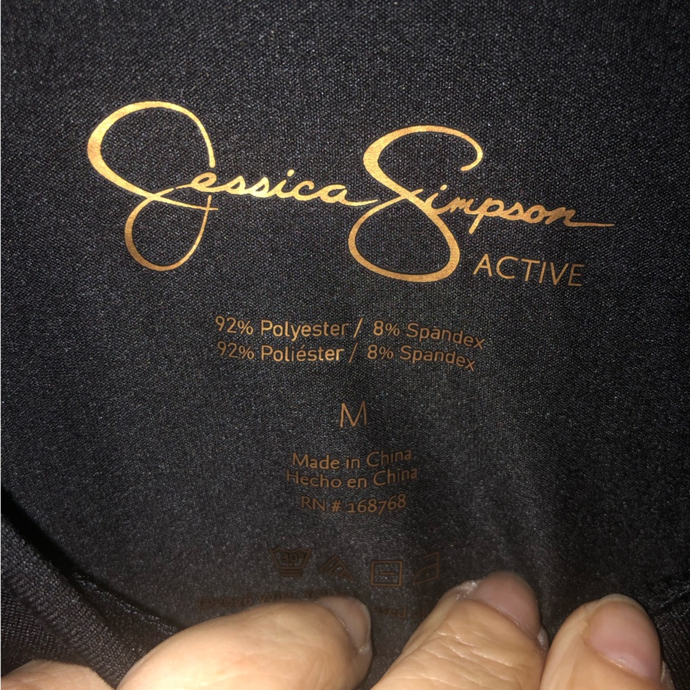 Jessica Simpson Men's Black Skinny Jeans with Gold Logo